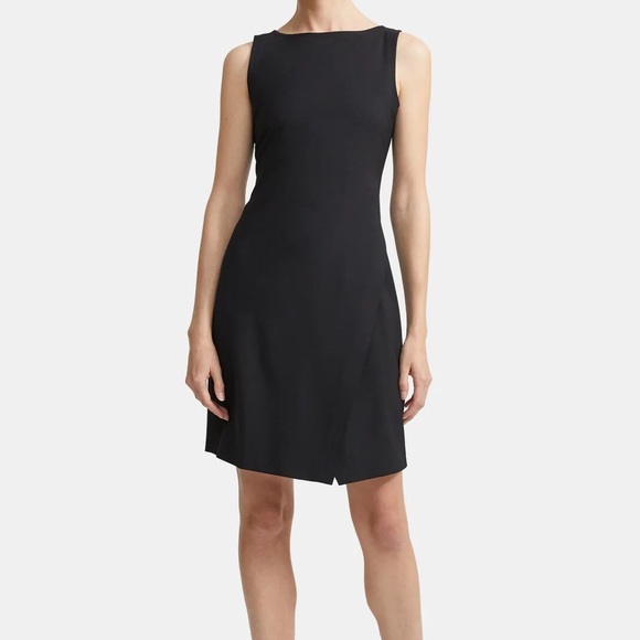 NWT Theory Black Sheath Dress. Classic LBD - Picture 1 of 14